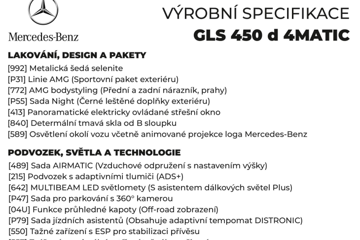 Mercedes-Benz GLS 3,0 450d 4Matic AMG Premium+