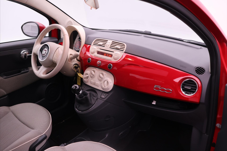 Fiat 500 1.2 i 69k CZ Lounge Serv.Kniha