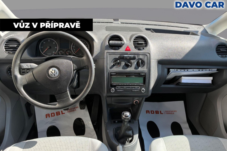 Volkswagen Caddy 1,9 TDI 77kW LIFE Tažné Klima