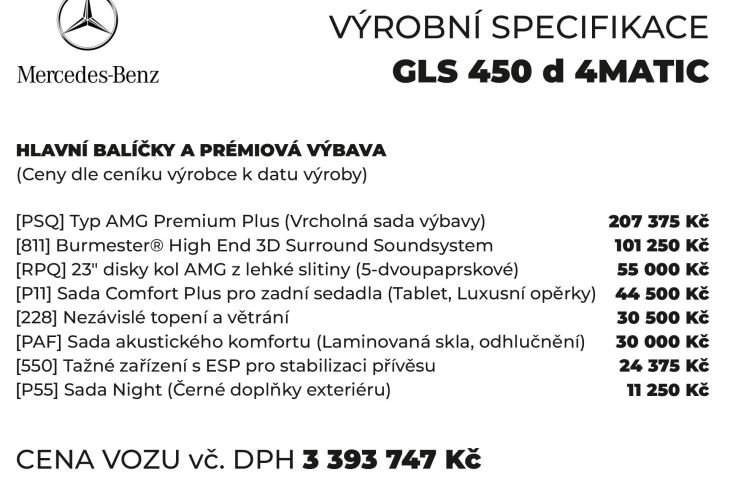 Mercedes-Benz GLS 3,0 450d 4Matic AMG Premium+