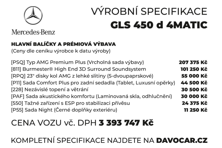 Mercedes-Benz GLS 3,0 450d 4Matic AMG Premium+