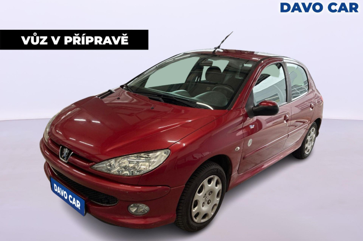 Peugeot 206 1,4 i 55kW CZ Klima Tažné 2Maj