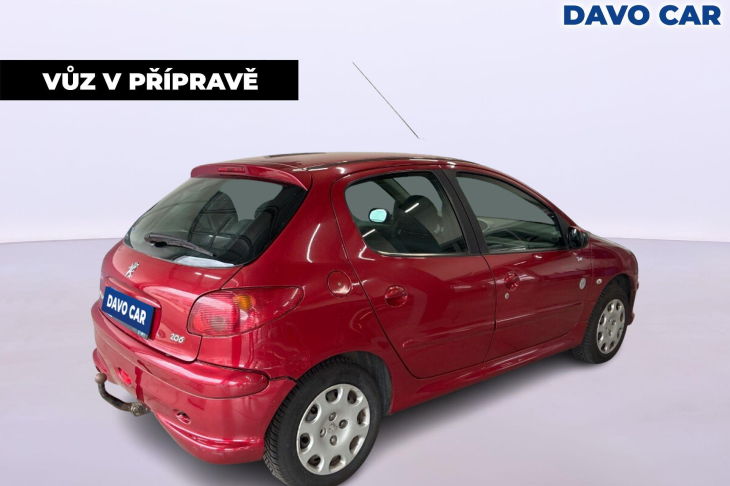 Peugeot 206 1,4 i 55kW CZ Klima Tažné 2Maj