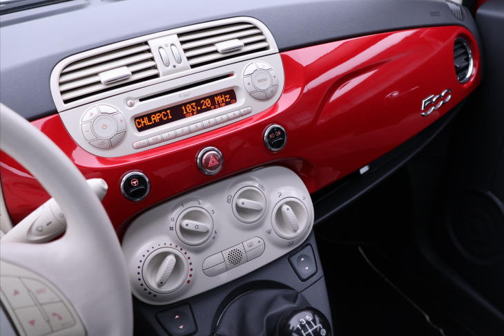 Fiat 500 1.2 i 69k CZ Lounge Serv.Kniha